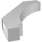 Ekena Millwork 4-in. W x 20-in. D x 26-in. H Imperial Architectural Grade PVC Knee Brace BRCP04X20X26IMP - alternate 4